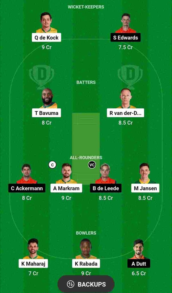 SA vs NED Dream11 Prediction 15th Match World Cup 2023 | South Africa vs Netherland Dream11 Team, HPCA Cricket Stadium Pitch Report