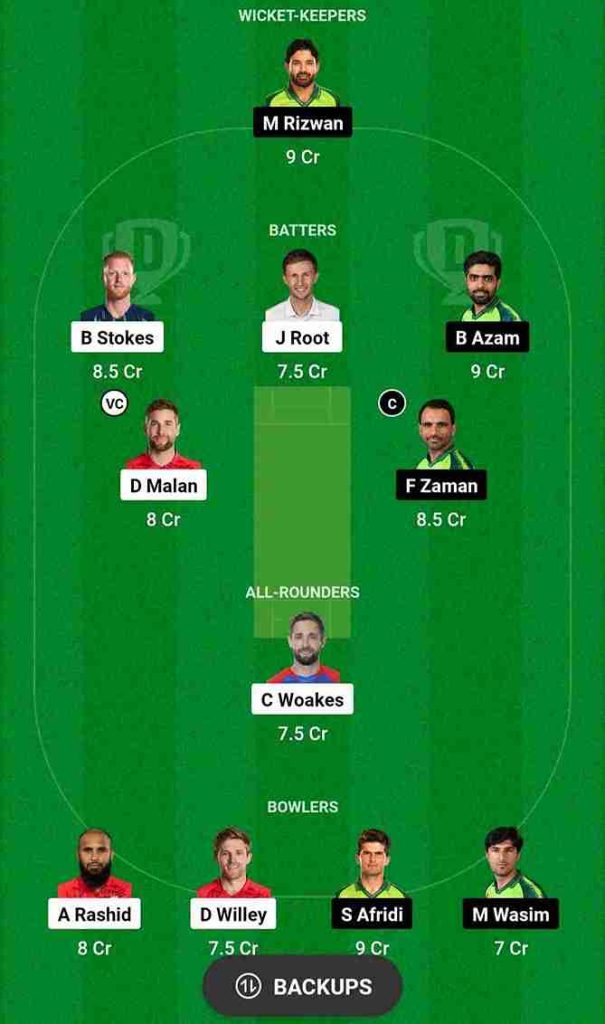 PAK vs ENG Dream11 Prediction [C & VC] World Cup 2023 | Pakistan vs England Dream11 Team, Eden Gardens Pitch Report: On November 11, Pakistan is going to play against England in the 44th match of ICC Men’s ODI World Cup 2023 at Eden Gardens, Kolkata. This match will be very important for Pakistan, but their qualification chances are very low.