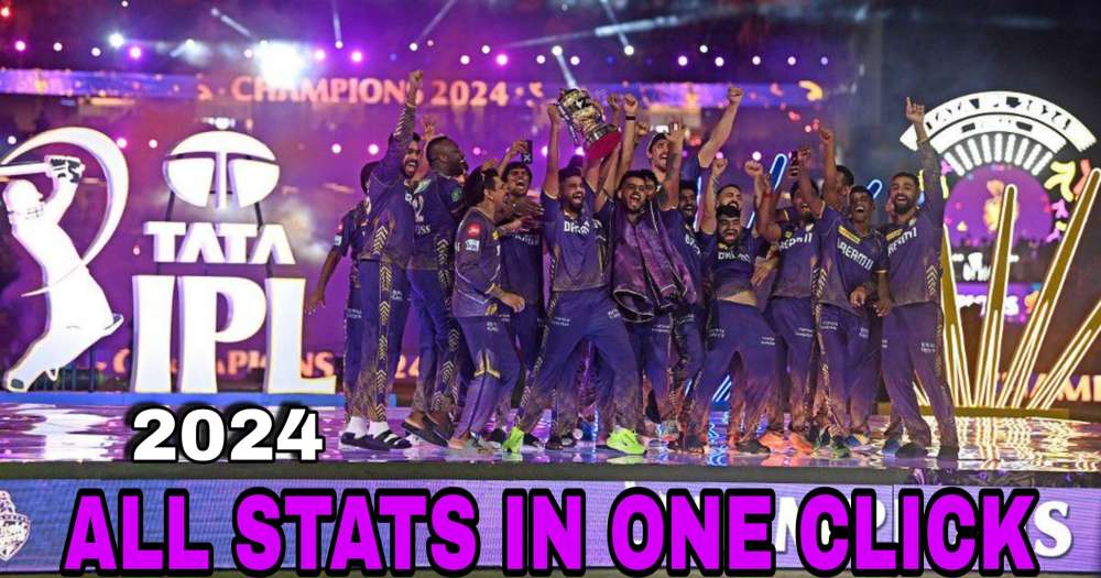 IPL 2024 Stats, Orange Cap, Purple Cap, Most Sixes, Most Fours, and More. Check Out Full TATA IPL 2024 Stats