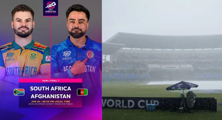 Explained: What will happen if SA vs AFG semi-final 1 gets washed out? What’s the rule for rain in a semi-final