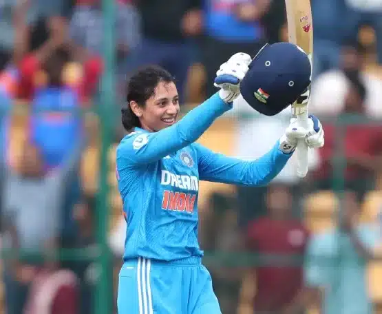 Smriti Mandhana equals Mithali Raj's record of most ODI hundreds by an Indian Female Cricketer