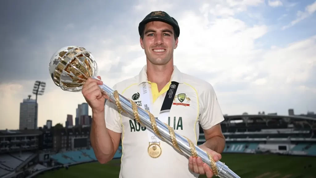 Cummins with WTC trophy