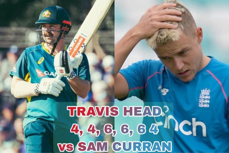 England vs Australia: Travis Head scored 30 runs (4,4,6,6,6,4) against Sam Curran in an over