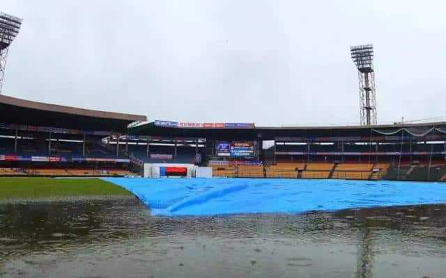 Heavy rains at Chinnaswamy today