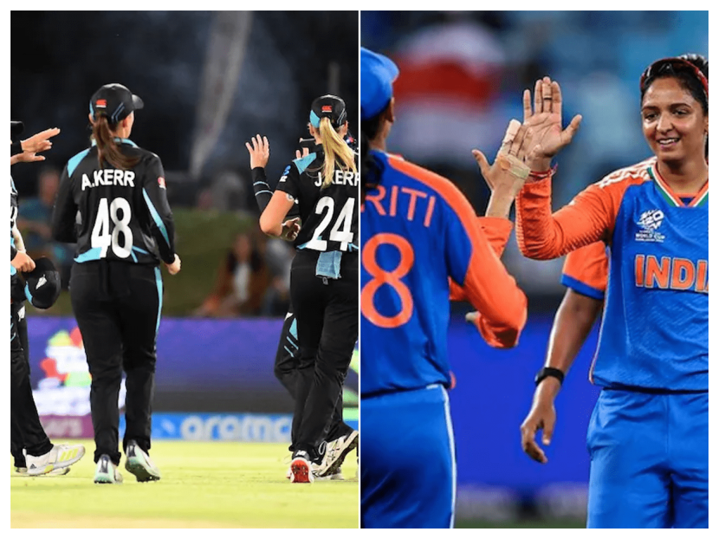 Who will make it through India or New Zealand women min